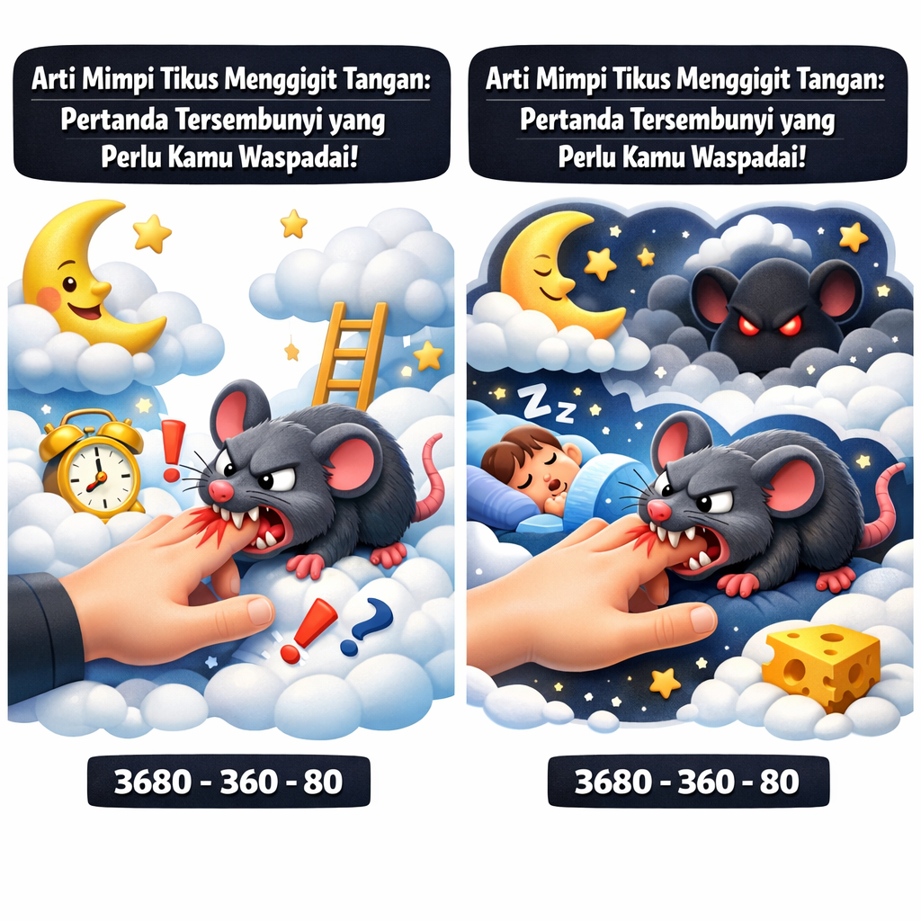 Arti Mimpi Tikus Menggigit Tangan: Pertanda Tersembunyi yang Perlu Kamu Waspadai!