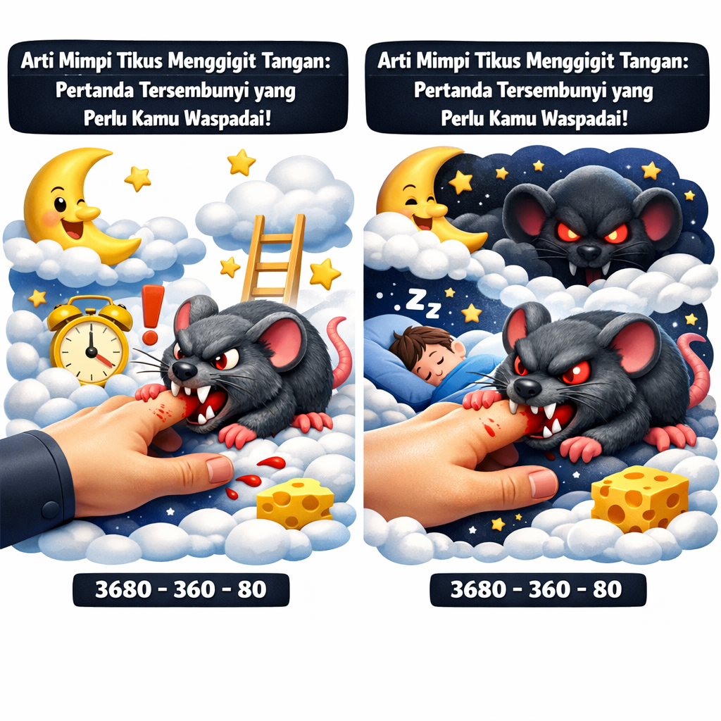 Arti Mimpi Tikus Menggigit Tangan: Pertanda Tersembunyi yang Perlu Kamu Waspadai!
