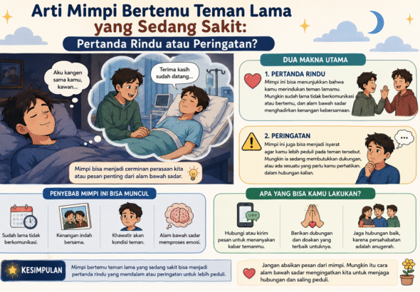 Arti Mimpi Bertemu Teman Lama yang Sedang Sakit: Pertanda Rindu atau Peringatan?