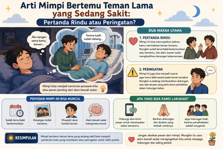 Arti Mimpi Bertemu Teman Lama yang Sedang Sakit: Pertanda Rindu atau Peringatan?