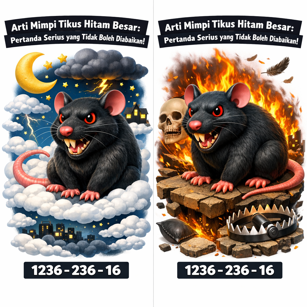 Arti Mimpi Tikus Hitam Besar: Pertanda Serius yang Tidak Boleh Diabaikan!