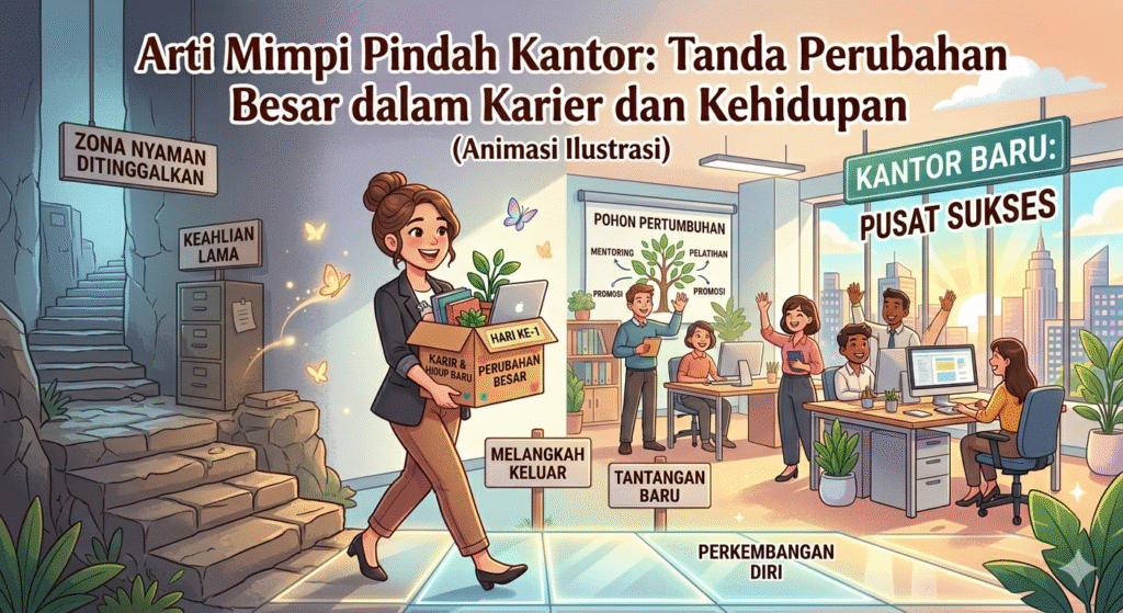 Arti Mimpi Pindah Kantor: Tanda Perubahan Besar dalam Karier dan Kehidupan