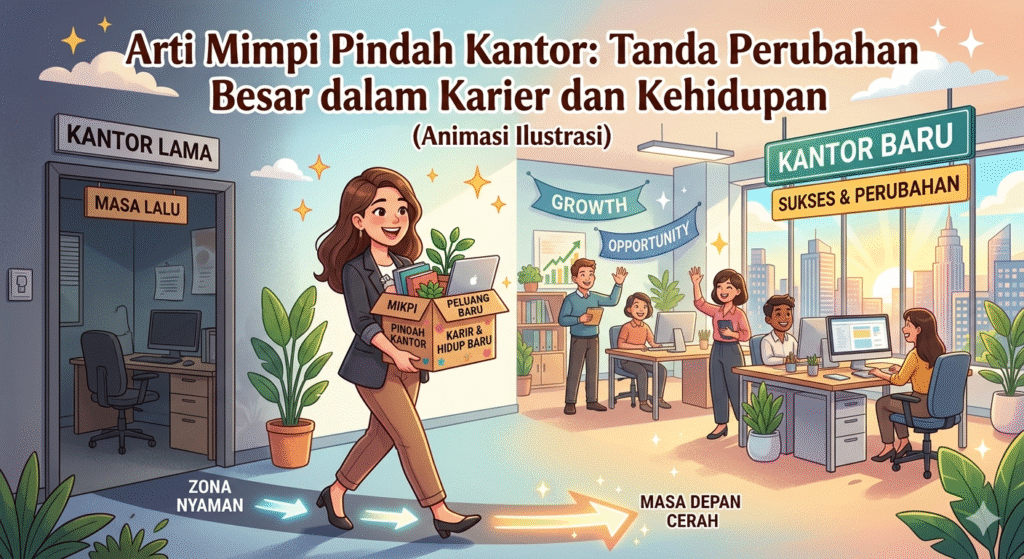 Arti Mimpi Pindah Kantor: Tanda Perubahan Besar dalam Karier dan Kehidupan