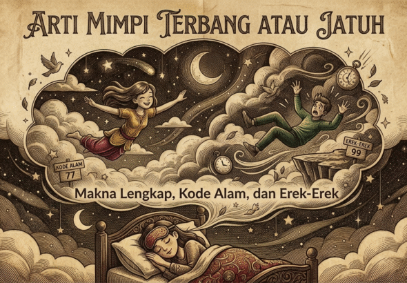Arti Mimpi Terbang atau Jatuh: Makna Lengkap, Kode Alam, dan Erek-Erek