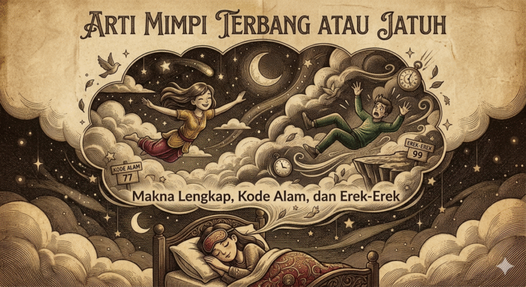 Arti Mimpi Terbang atau Jatuh: Makna Lengkap, Kode Alam, dan Erek-Erek